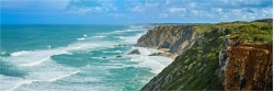 Panoramafoto Atlantik Küstenlandschaft Portugal