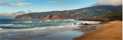 Panoramafoto  Strand an der Atlanktiküste Portugal