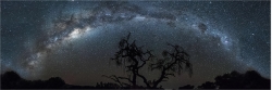 Panoramafoto Milchstrasse in Namibia