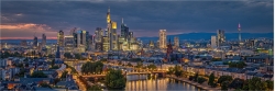 PanoramafotoAbend Skyline Frankfurt/Main