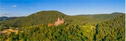 Panoramafoto Pfalz  Burg Berwartstein Dahner Felsenland