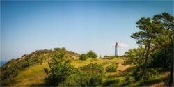 Panoramabild Leuchtturm Dornbusch Hiddensee