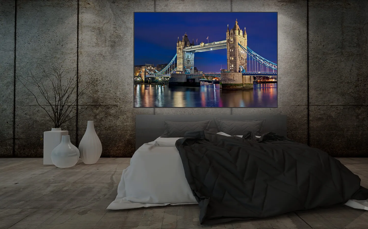 ModernMoments Leinwandbild Tower Bridge In London Von Andresgarciam