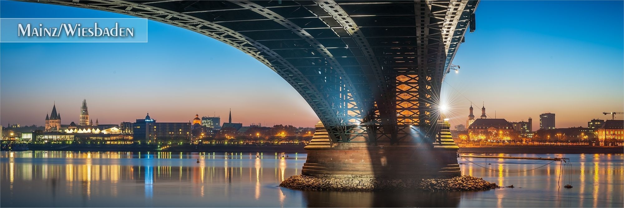 Bilder aus Mainz und Wiesbaden als Wandbild oder Küchenrückwand